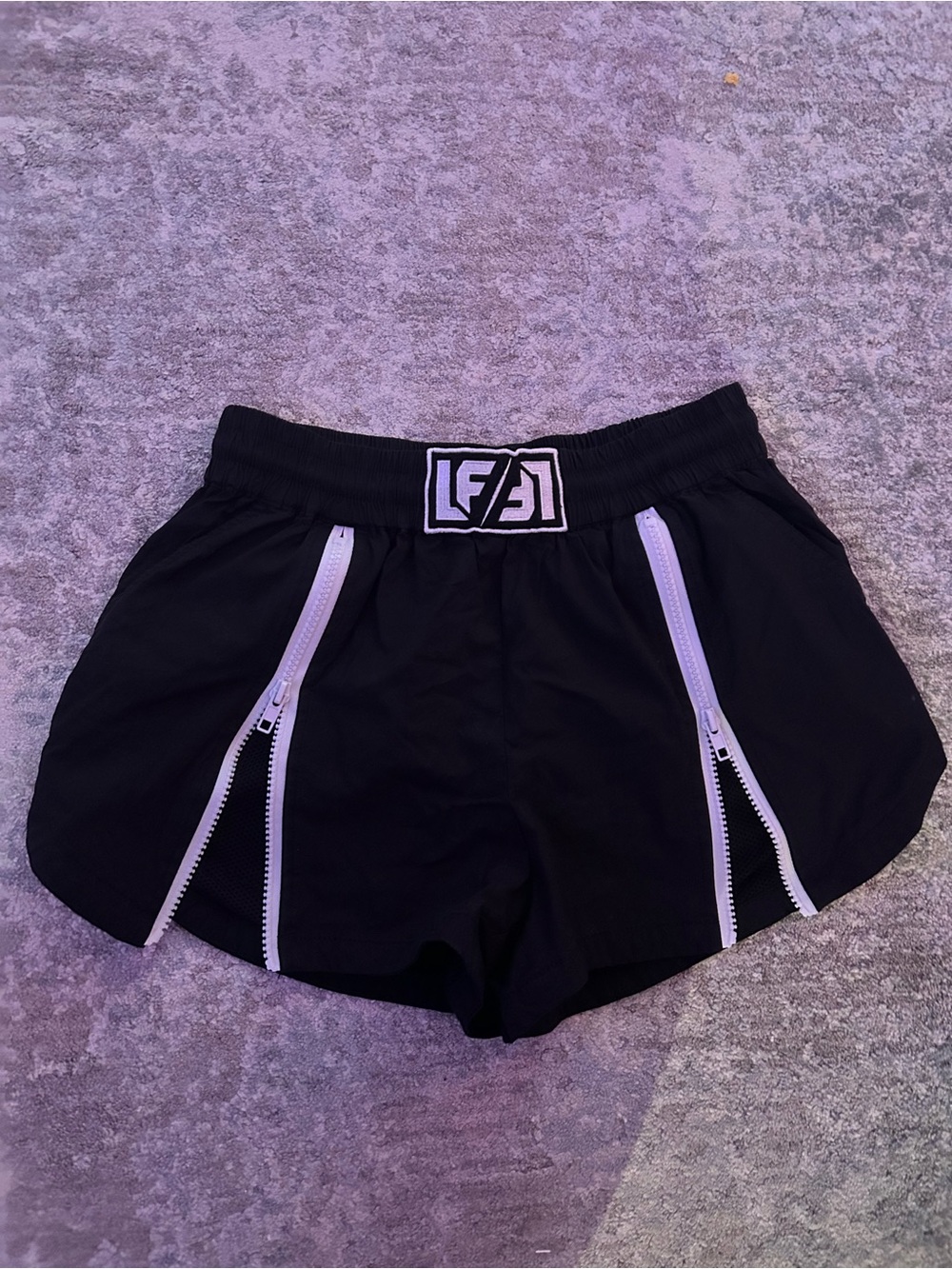LF The Brand Zip Running Shorts